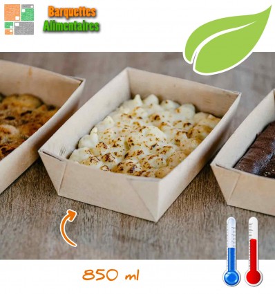 BARQUETTES CARTON CUISSON 850ml