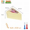 BOITE TRIANGLE INDIVIDUELLE carton 16,5 x 10 cm