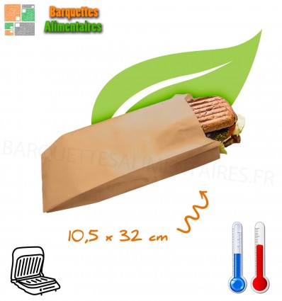 SACS GRILL CUISSON SANDWICH PAPIER KRAFT 32 CM