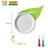 ASSIETTE RONDE 18 CM FIBRE DE CANNE A SUCRE