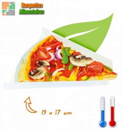 Support Triangle carton rainé pizza/crêpe